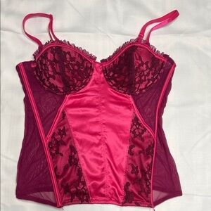 Victoria Secret Lace Bustier Corset Top